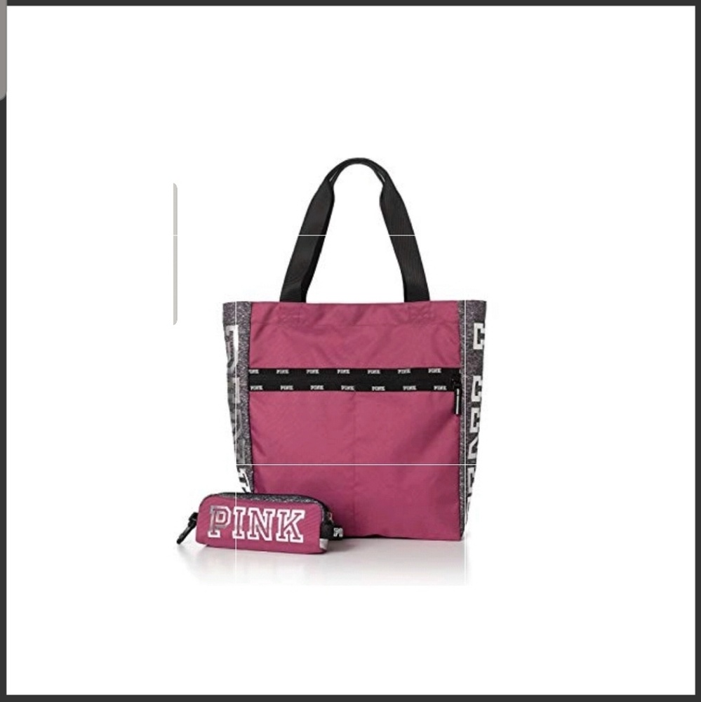 Victoria's Secret PINK Tote Bag & Tech Pouch